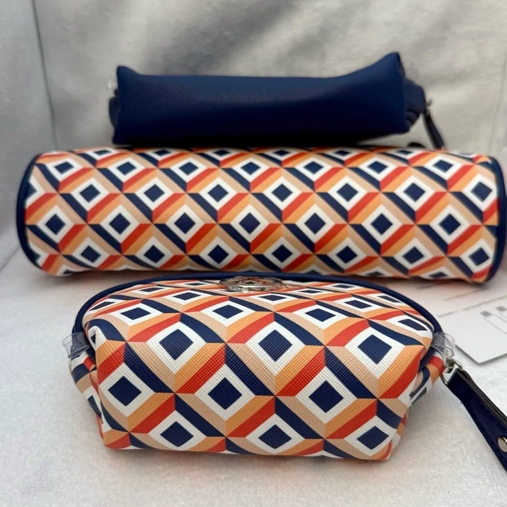 set of three RIKA cosmetic bags.